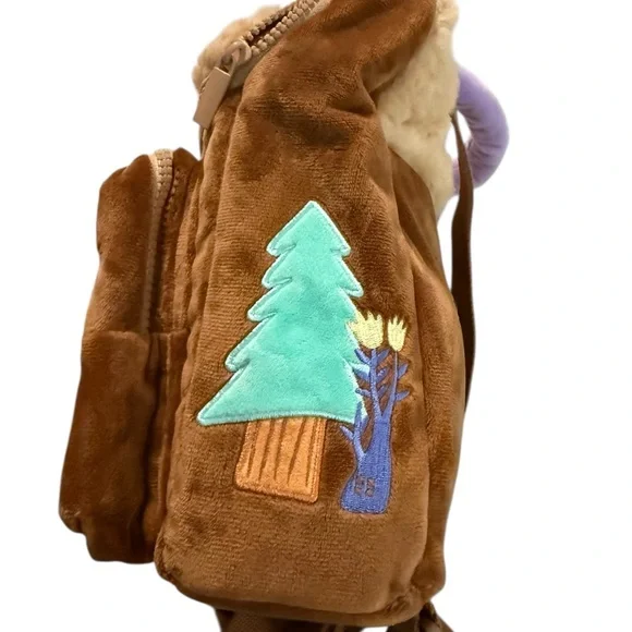 Labubu The Monsters Fuzzy ITA style Backpack - Picture 6 of 7